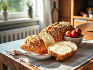 Pão Cetogênico de Coco com Ervas