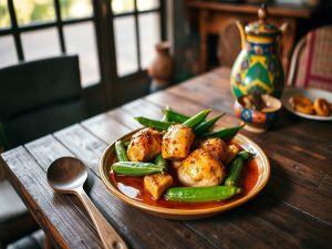 Frango com Quiabo à Moda Brasileira