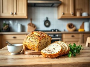 Pão Low Carb com Grãos Nutritivos