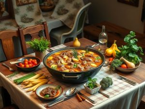 Caldo de Ossos com Pé de Galinha: Sabor e Saúde em Cada Colher