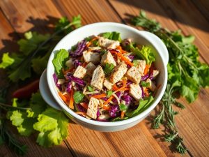 Salada de Maionese com Repolho Cetogênica