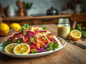 Salada de Maionese com Repolho Cetogênica