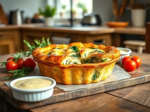 Torta Rápida de Frango Cetogênica