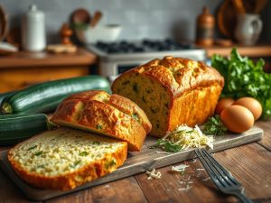 Pão Cetogênico de Abobrinha e Queijo
